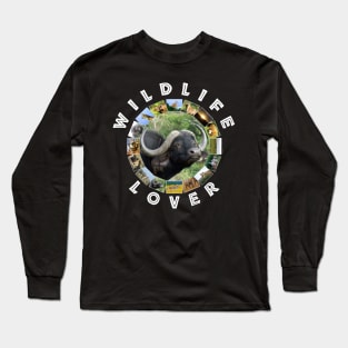 Wildlife Lover Buffalo Grass Long Sleeve T-Shirt